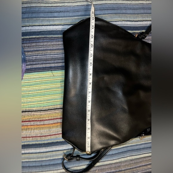 Black Leather Backpack Bag in Excellent Condition - Picture 11 of 16